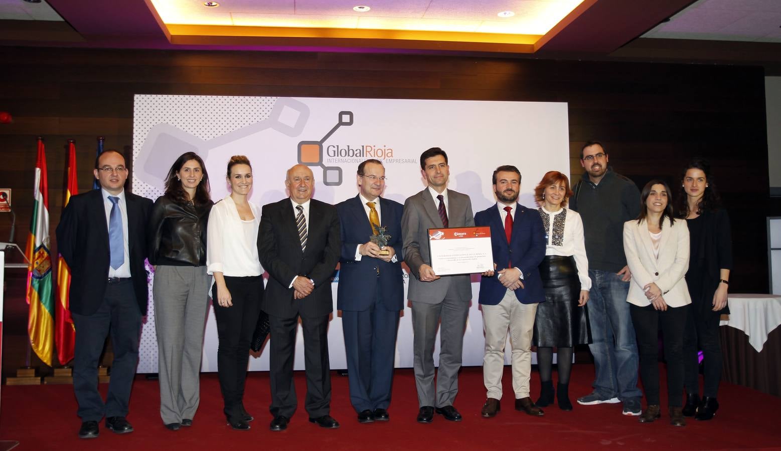 Ramón Bilbao, Vinagrerías Riojanas y la UNIR, Premios de Internacionalización 2014