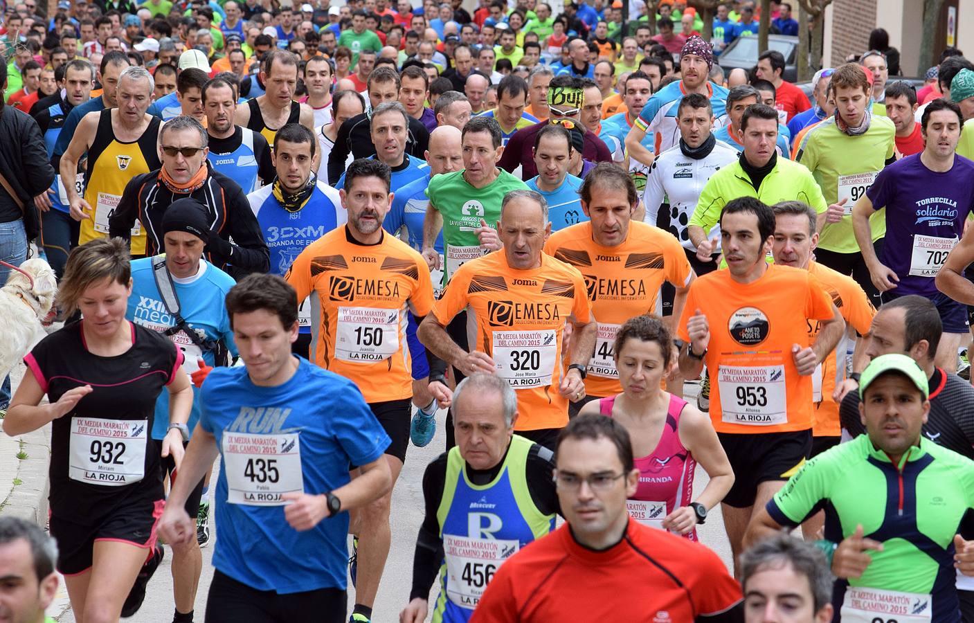 Alberto Alba gana la Media IX Maratón del Camino (I)