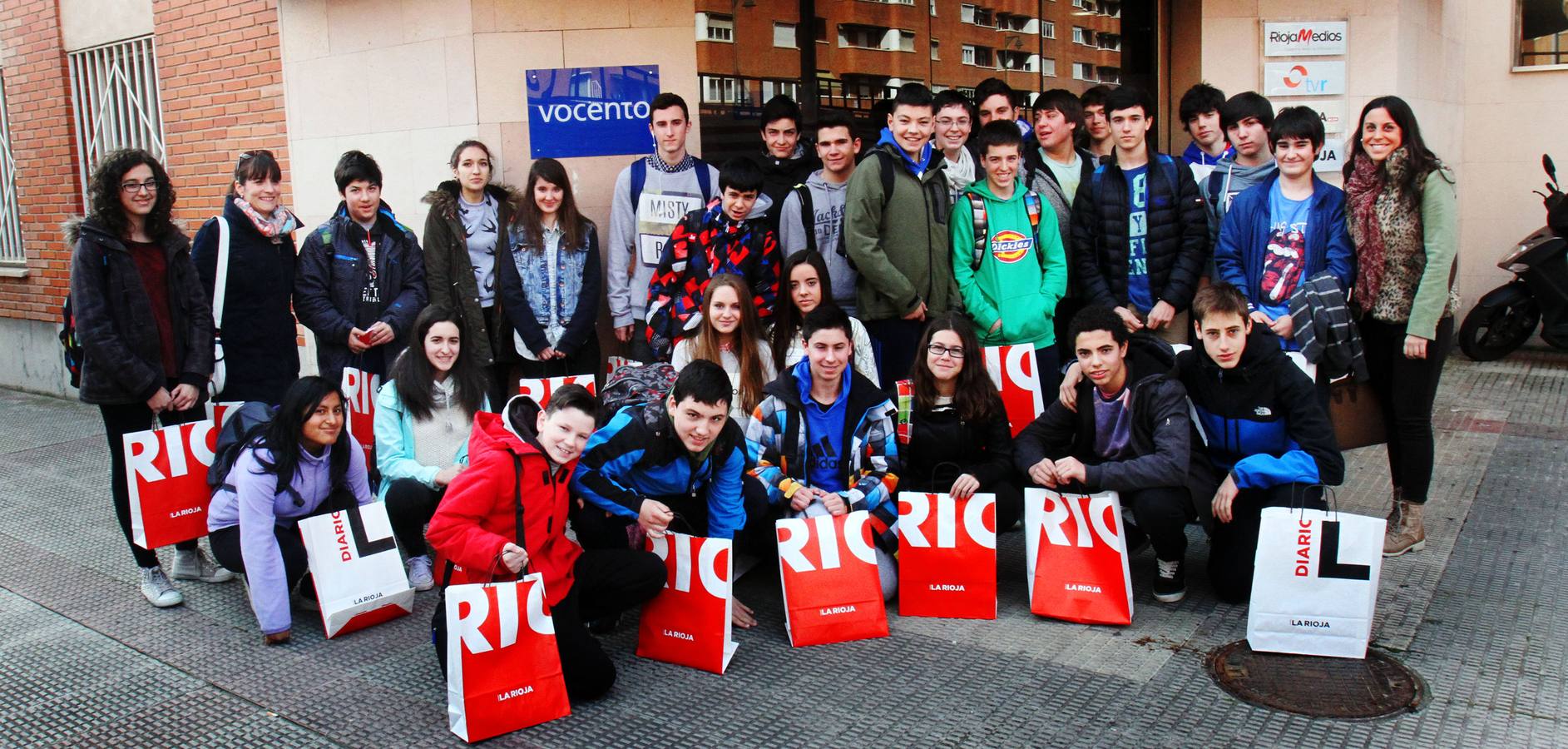 Los alumnos de 3ºC de Marianistas visitan la multimedia de La Rioja