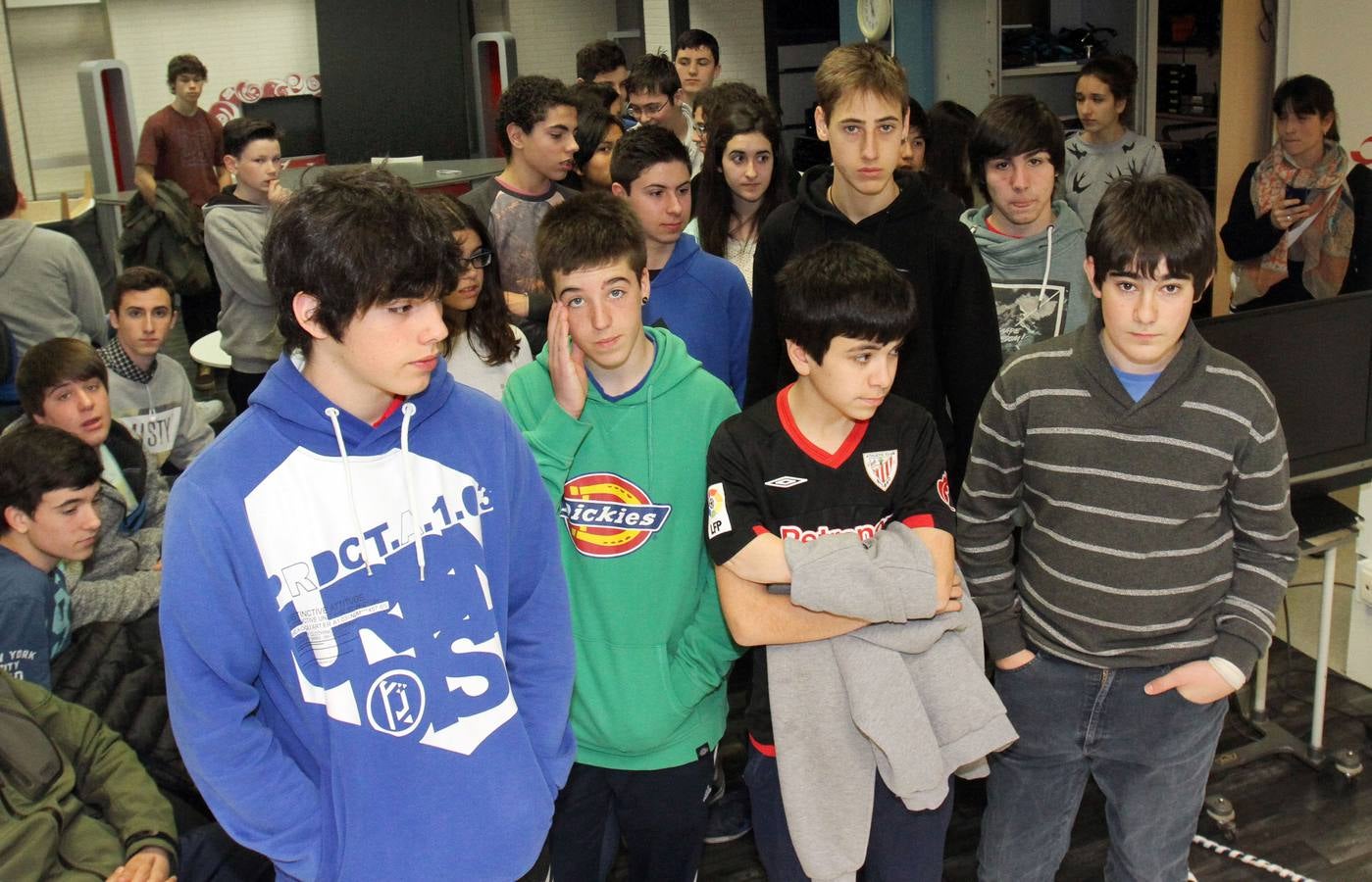 Los alumnos de 3ºC de Marianistas visitan la multimedia de La Rioja