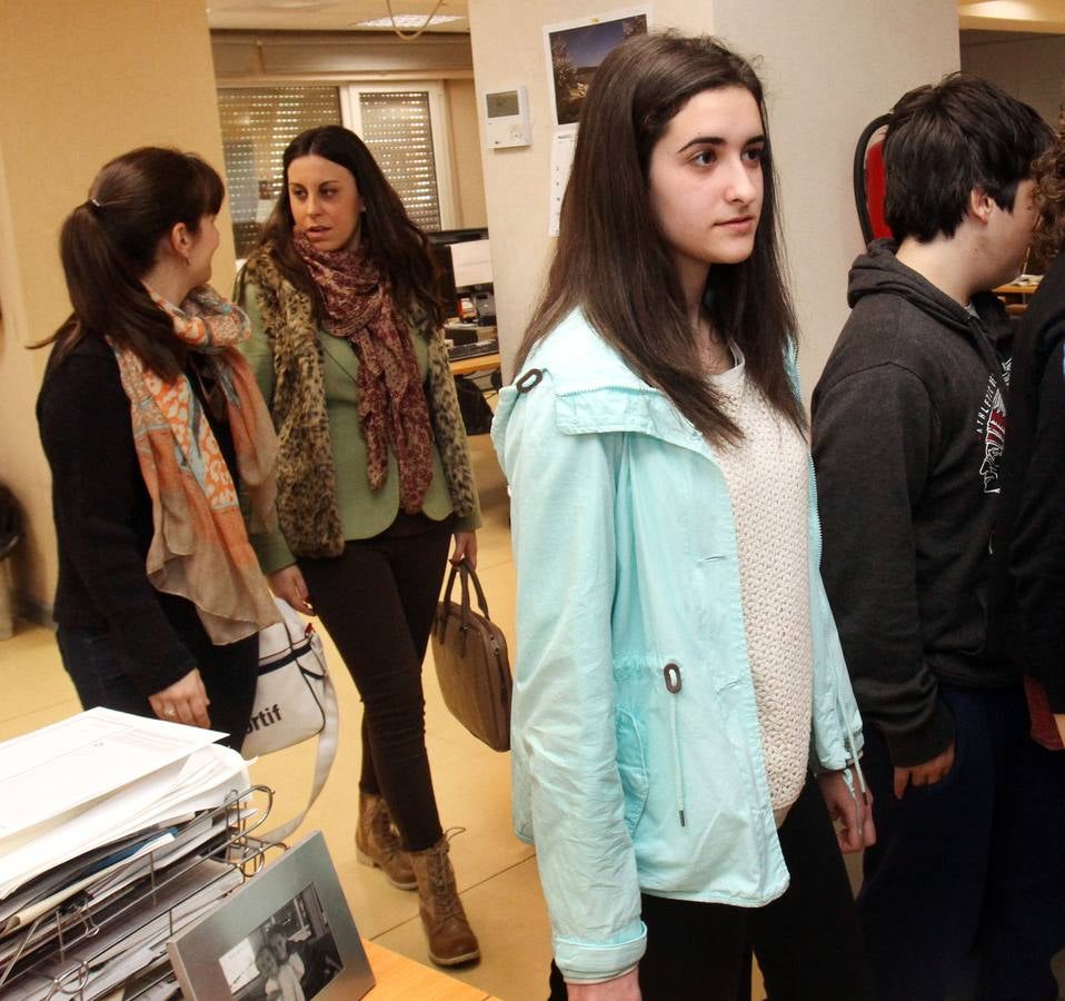 Los alumnos de 3ºC de Marianistas visitan la multimedia de La Rioja