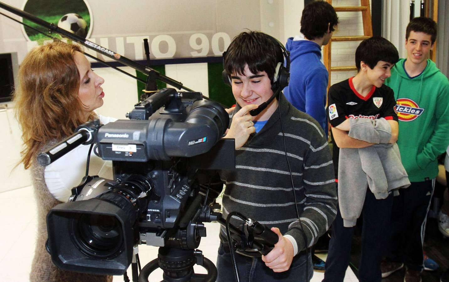 Los alumnos de 3ºC de Marianistas visitan la multimedia de La Rioja