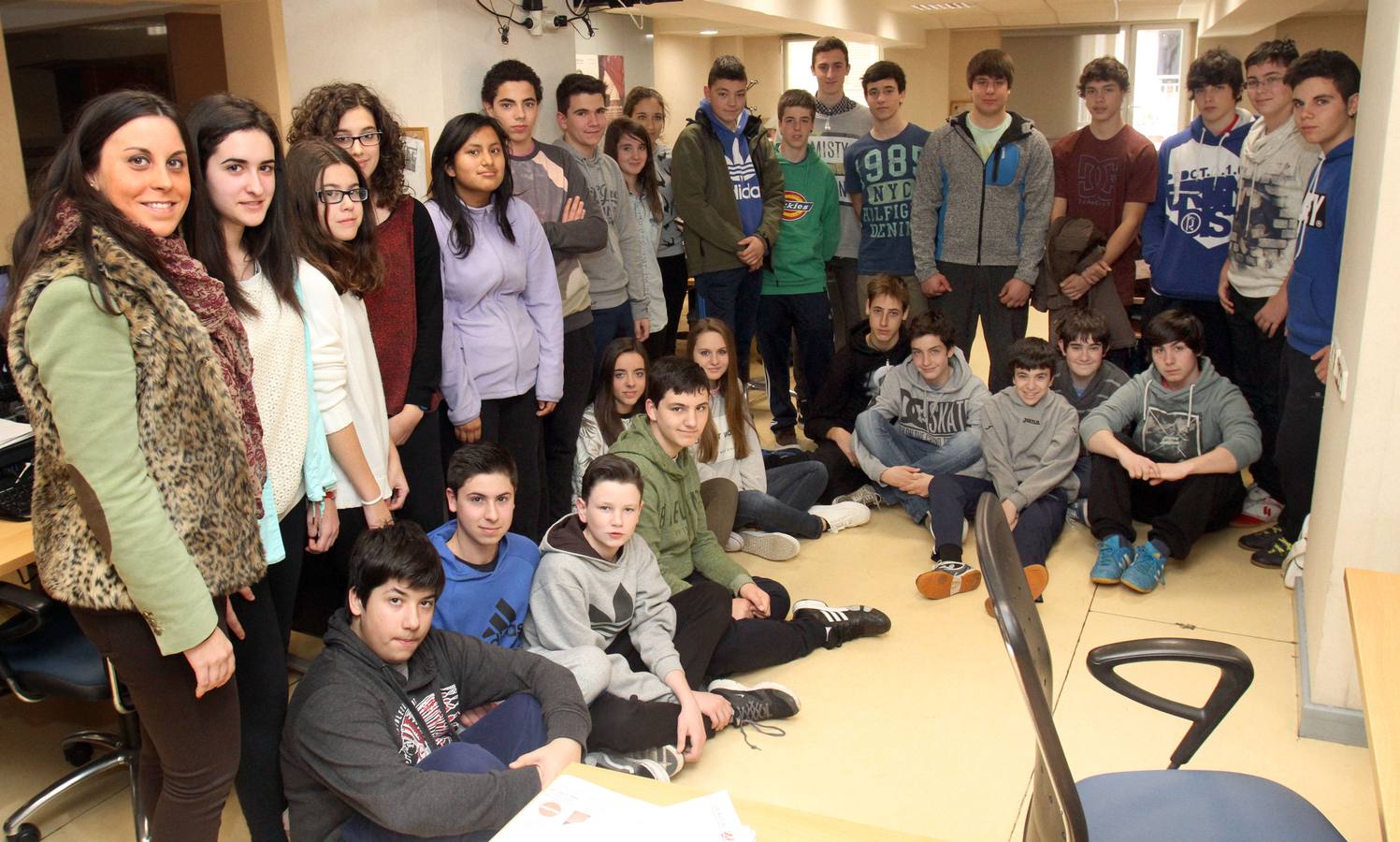 Los alumnos de 3ºC de Marianistas visitan la multimedia de La Rioja