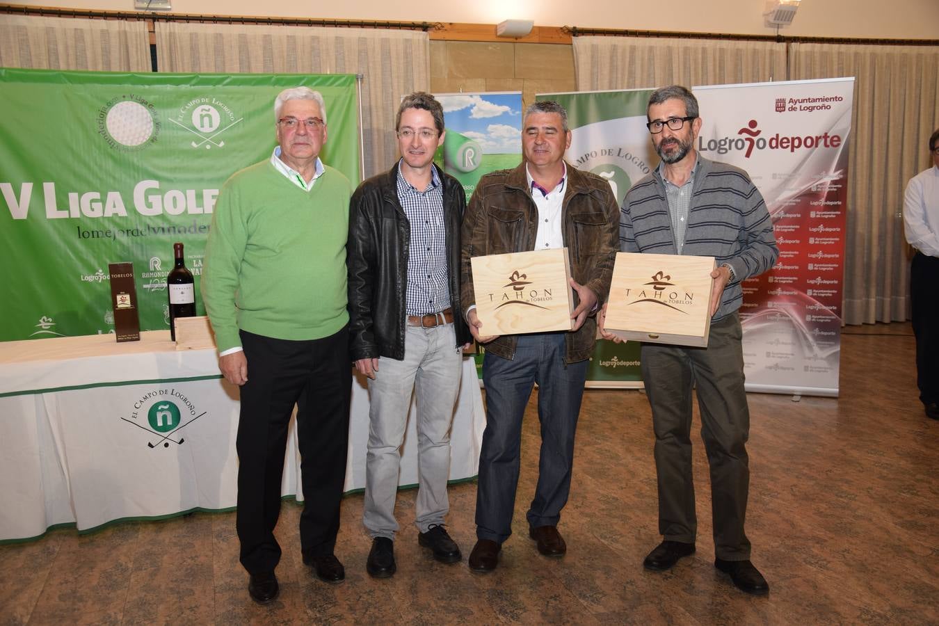 Entrega de premios de la V Liga de Golf y Vino (II)