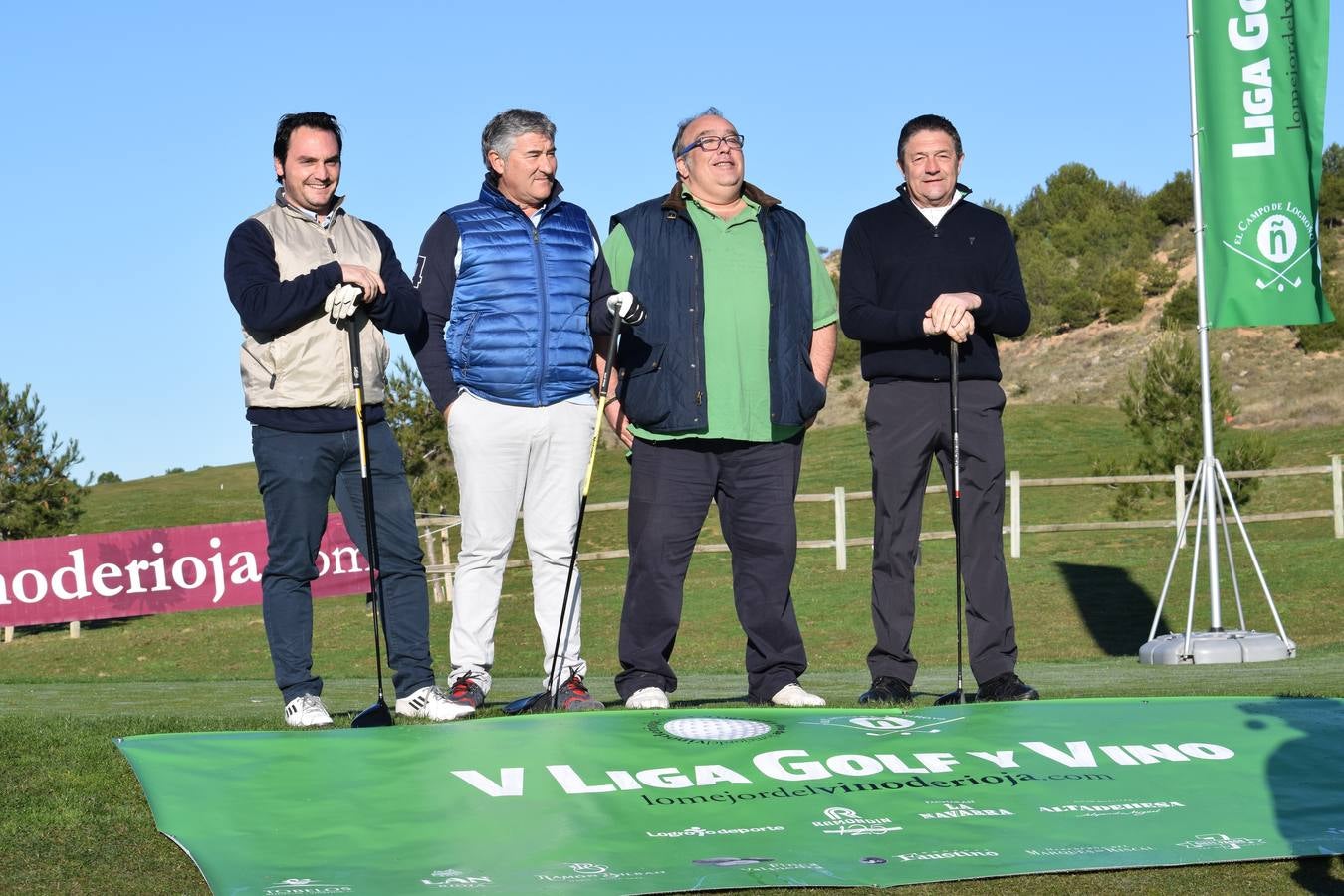 Arranca la competición en la V Liga de Golf y Vino (I)