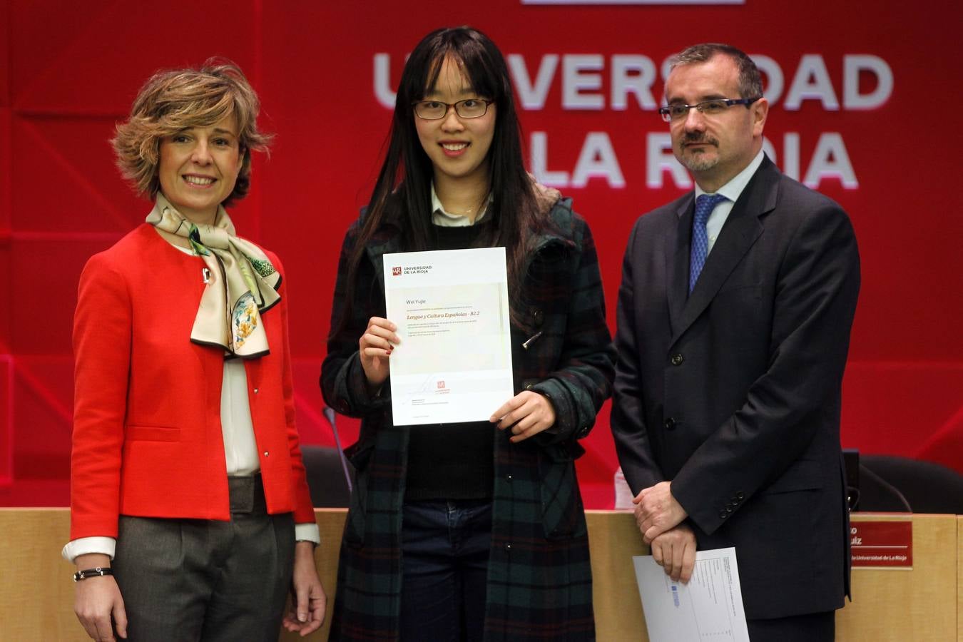 Entrega de diplomas y clausura en la UR del Curso de Lengua y Cultura Española