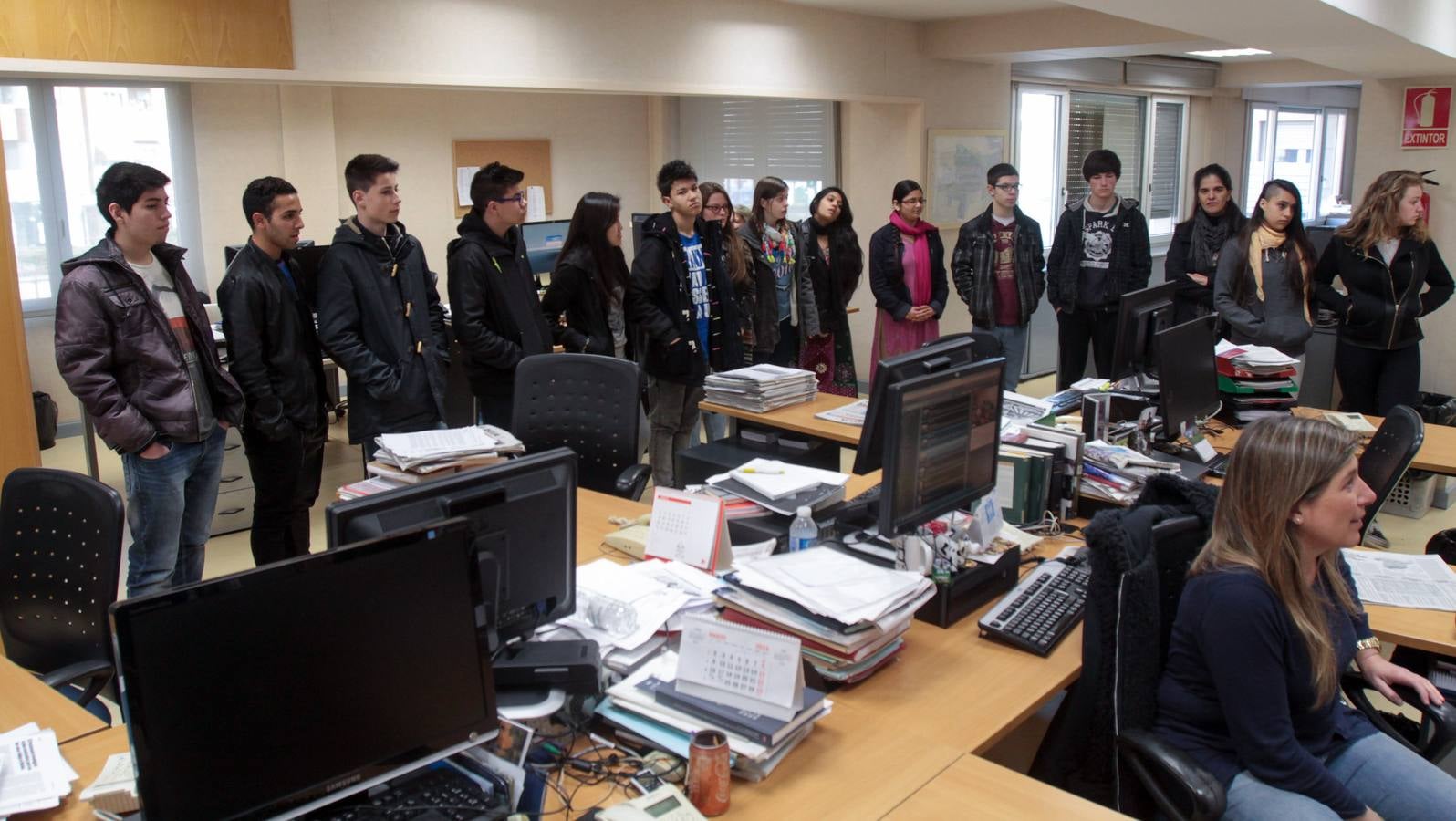 Visita de los alumnos de Jesuitas