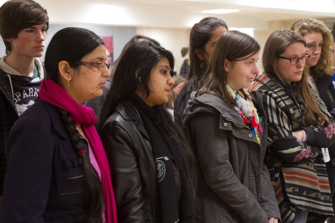 Visita de los alumnos de Jesuitas