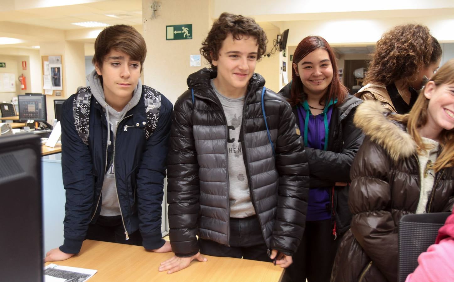 Los alumnos de 1º y 2º de la ESO del IES Gonzalo de Berceo visitan la multimedia de Diario LA RIOJA