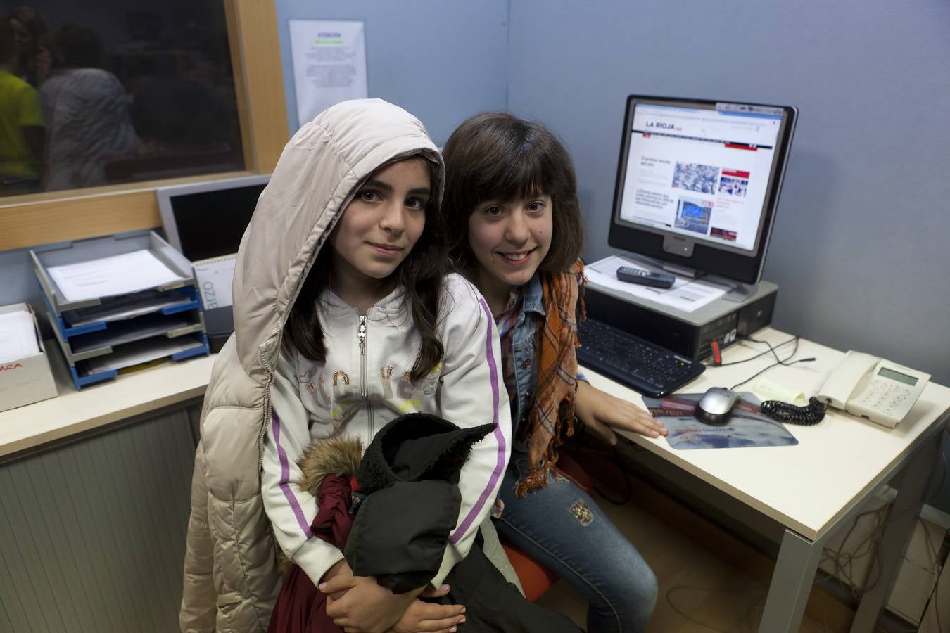 Los alumnos de 5º de primaria del Colegio Milenario de La Lengua visitan la multimedia de Diario LA RIOJA