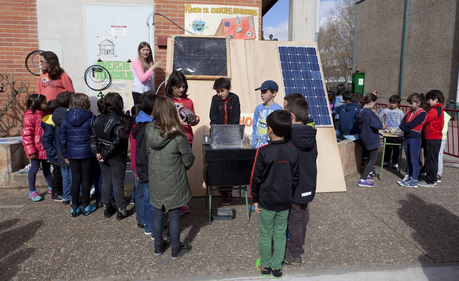 Energías renovables en el colegio Las Gaunas