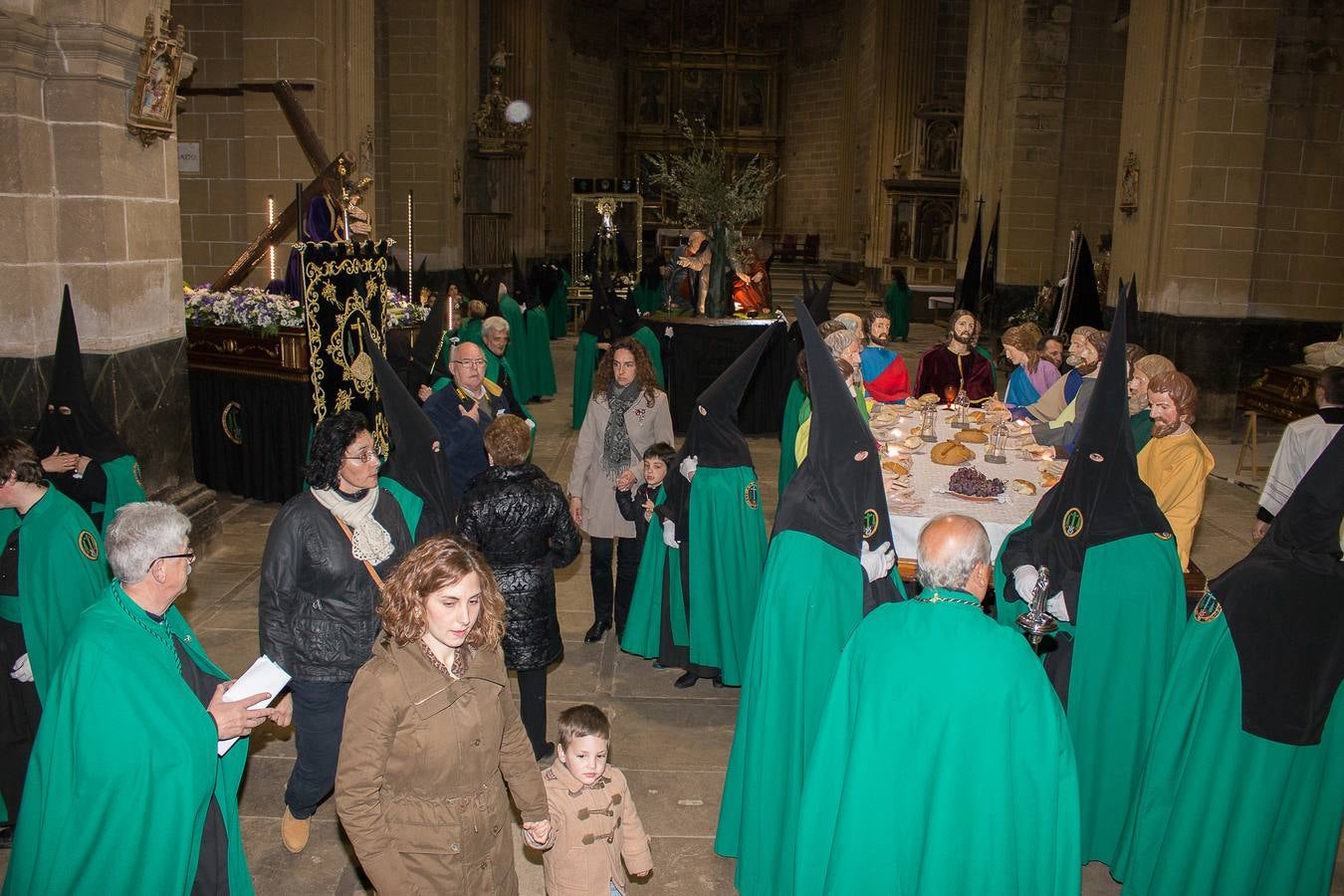 Procesión de la Santa Cena en Santo Domingo