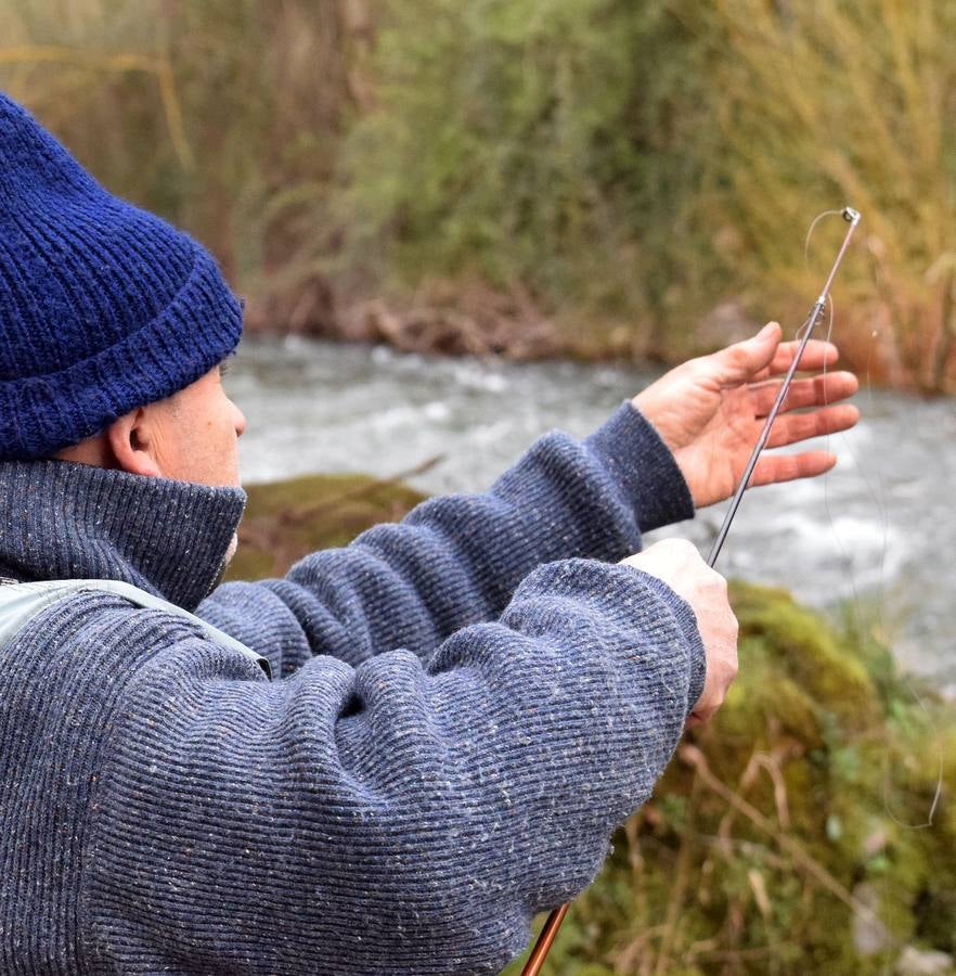 Primera jornada de pesca en La Rioja