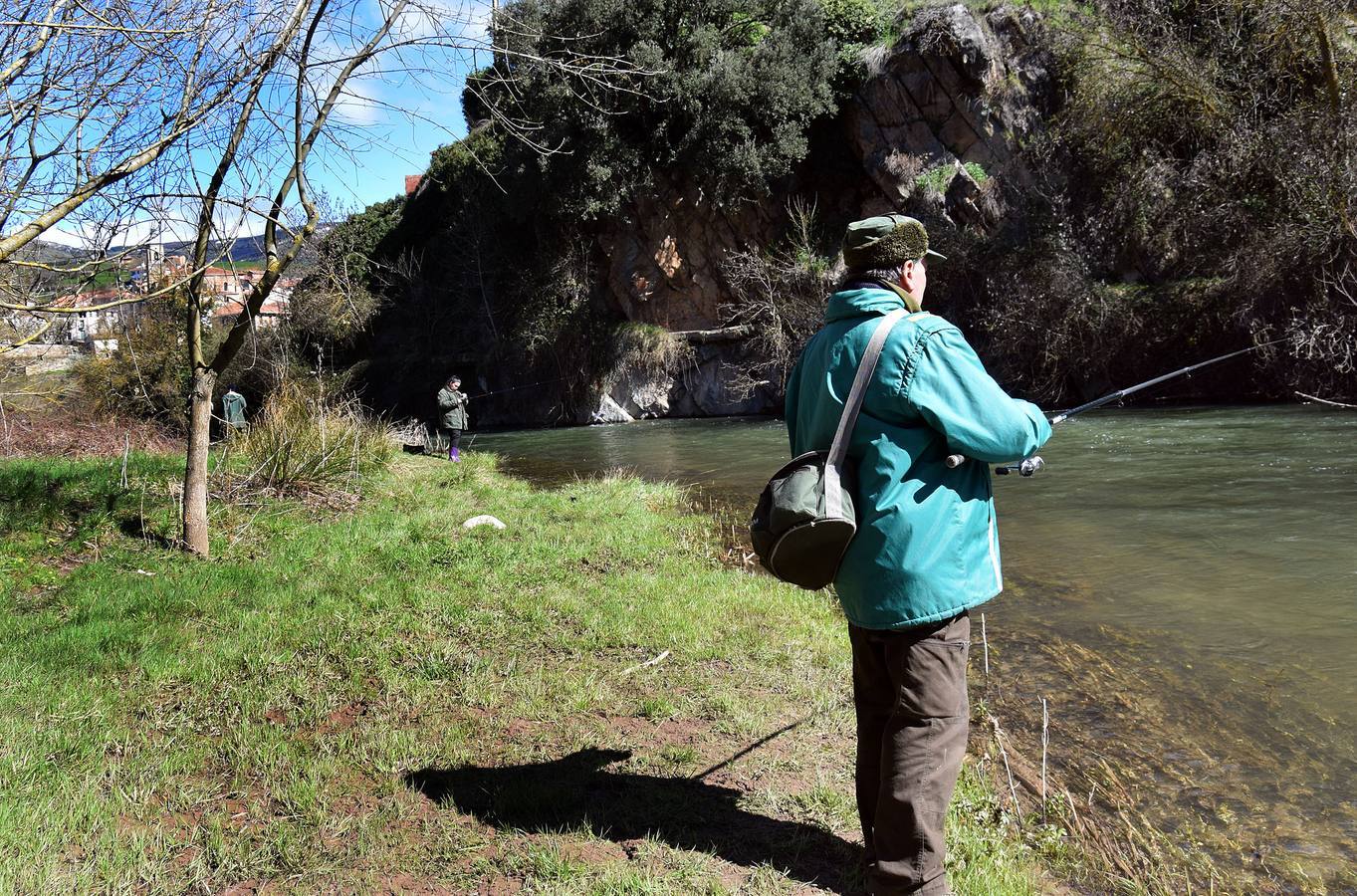 Primera jornada de pesca en La Rioja