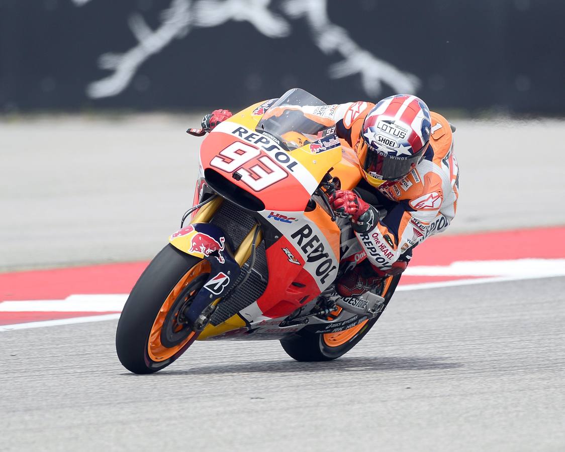 Márquez impone su ley por tercera vez en Austin