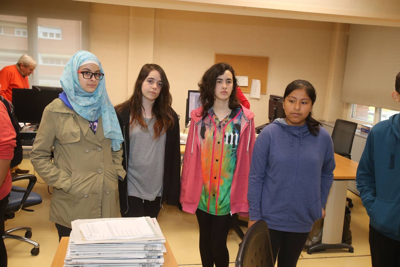 Los alumnos de 2º B de la ESO del Sagasta visitan la multimedia de Diario LA RIOJA