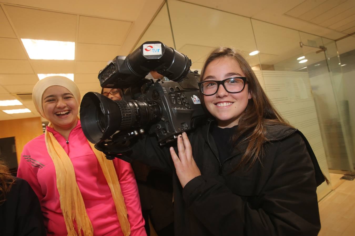 Los alumnos de 2º B de la ESO del Sagasta visitan la multimedia de Diario LA RIOJA