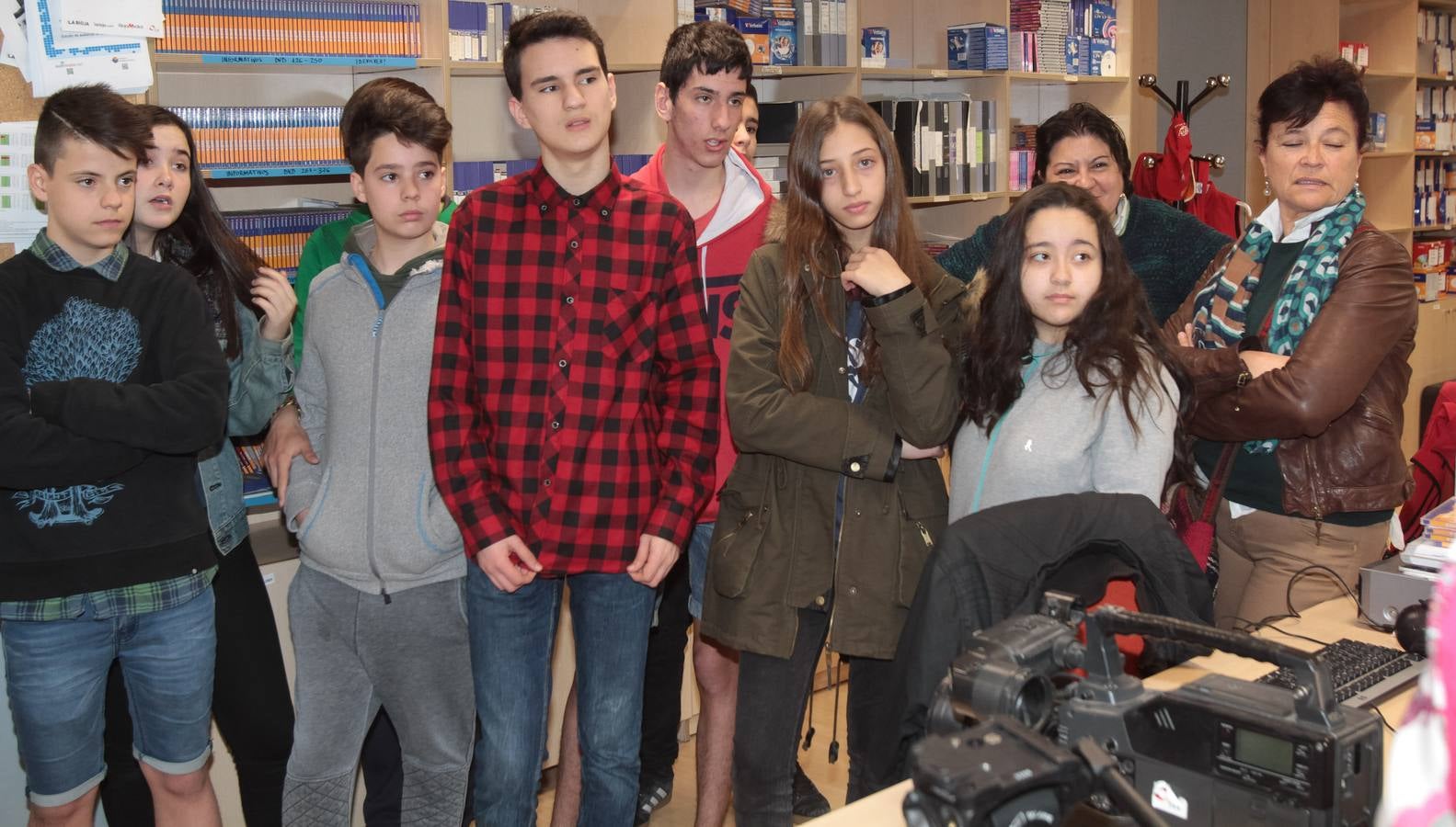 Alumnos del Sagasta visitan Diario LA RIOJA