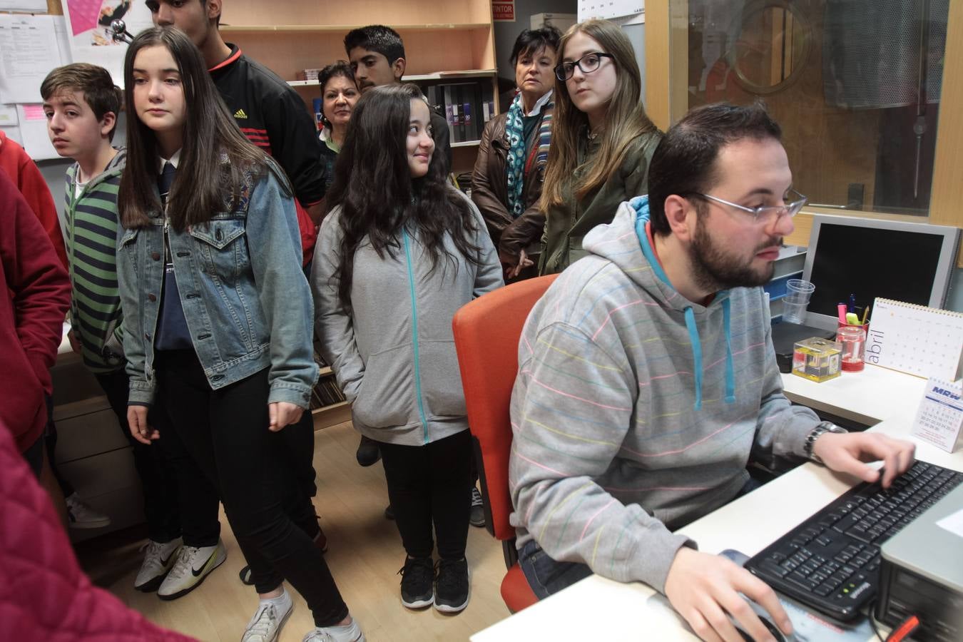 Alumnos del Sagasta visitan Diario LA RIOJA