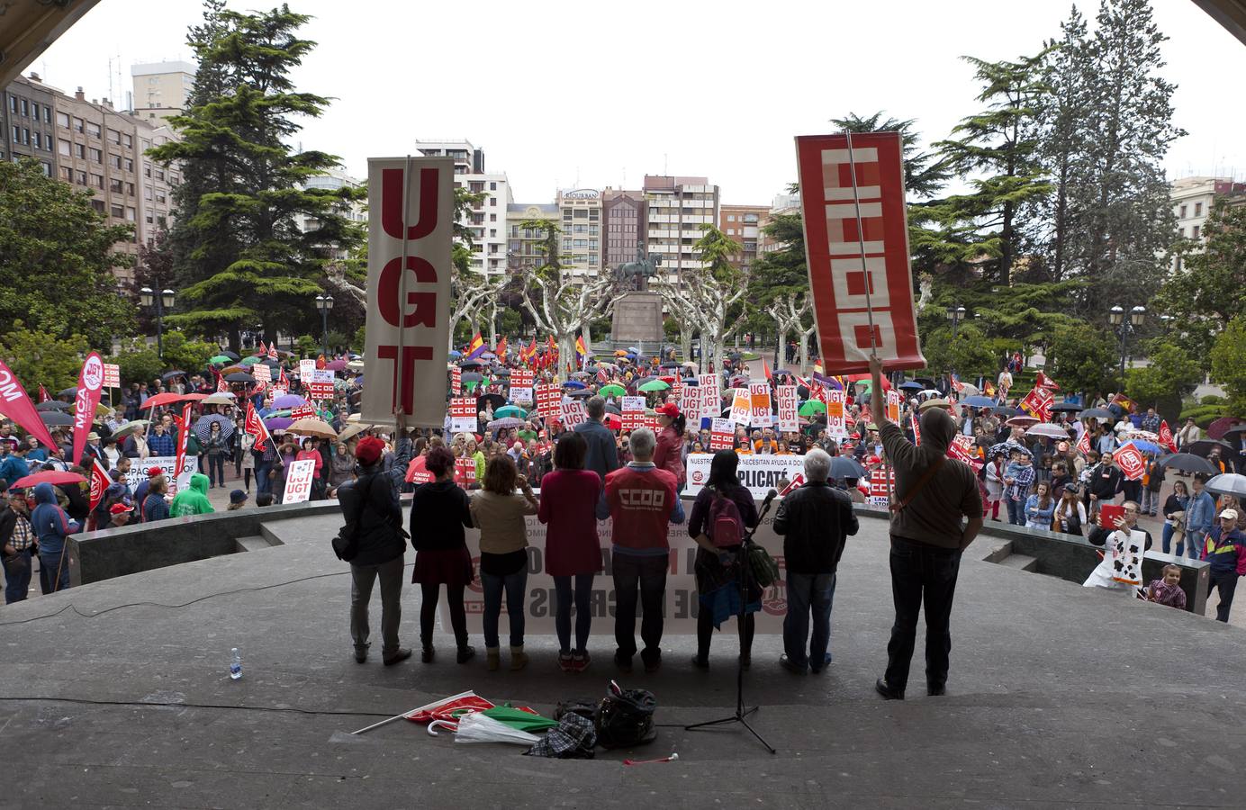 Manifestación del Primero de Mayo en Logroño