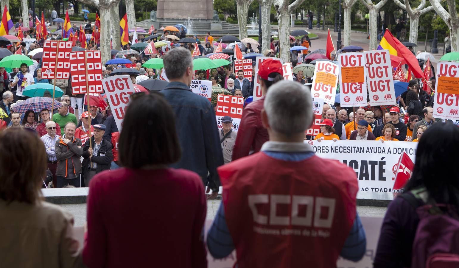 Manifestación del Primero de Mayo en Logroño