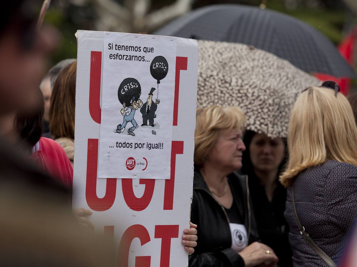 Manifestación del Primero de Mayo en Logroño