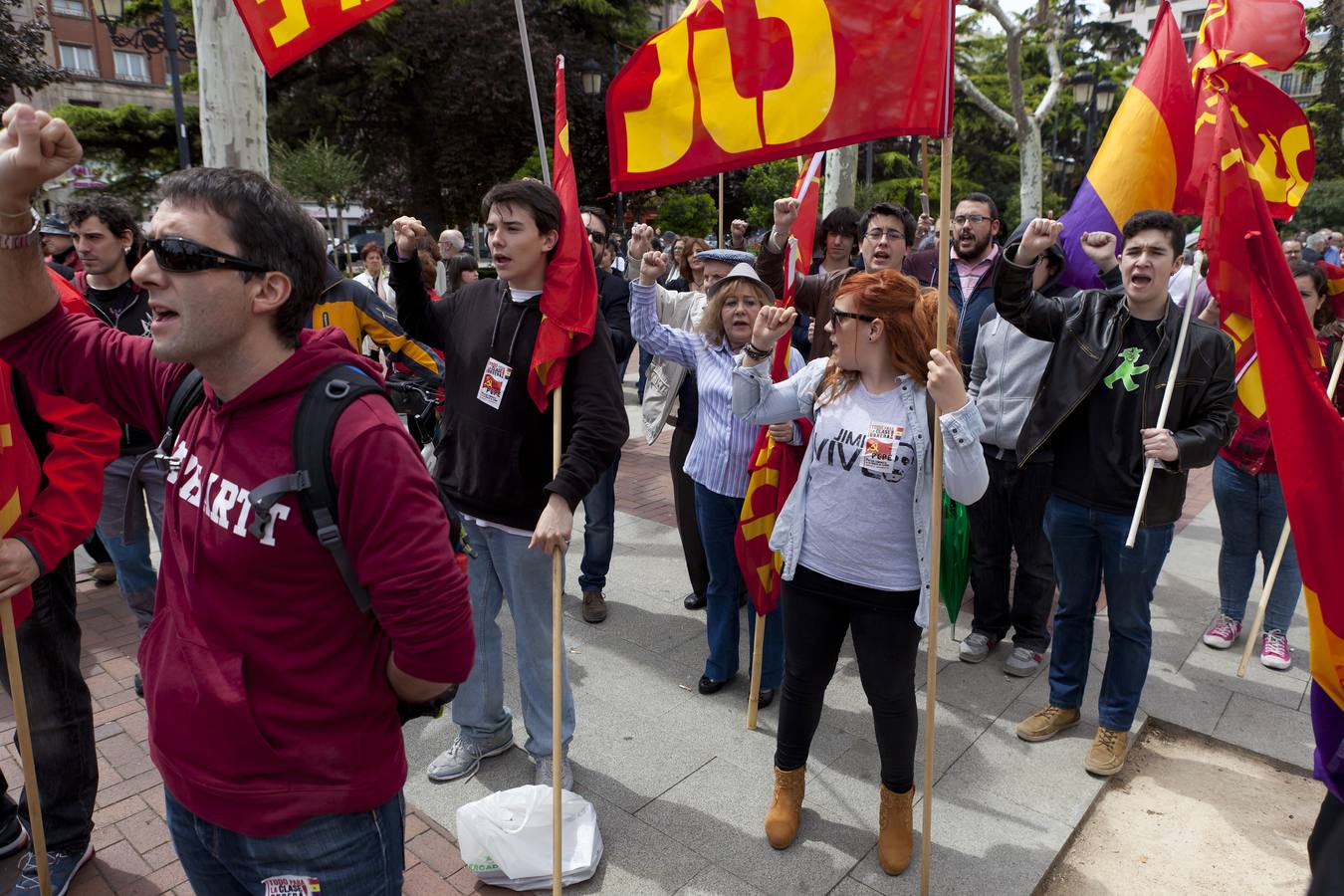 Manifestación del Primero de Mayo en Logroño