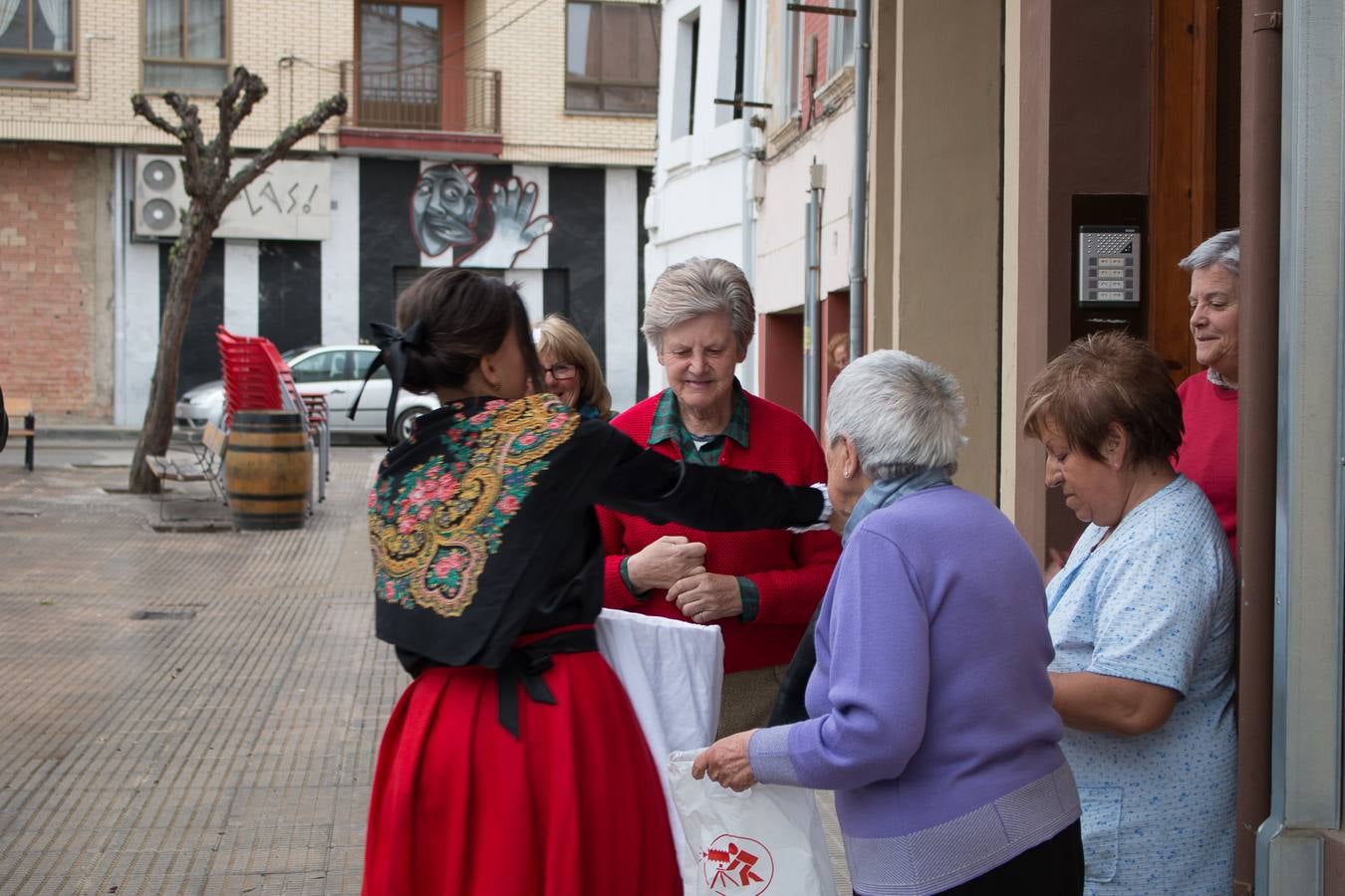 Entrega de molletes en Santo Domingo