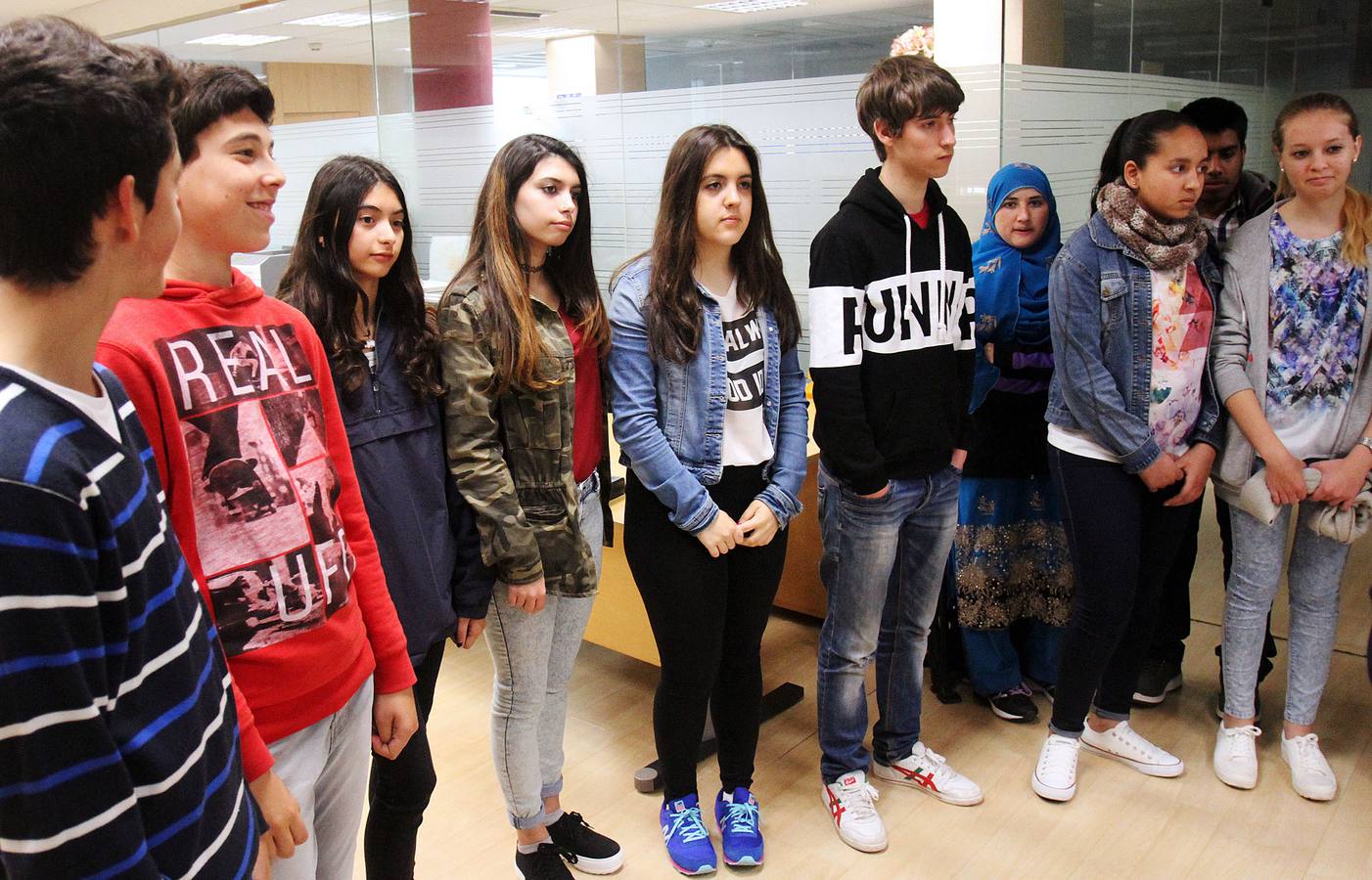 Visita de alumnos del IES Comercio