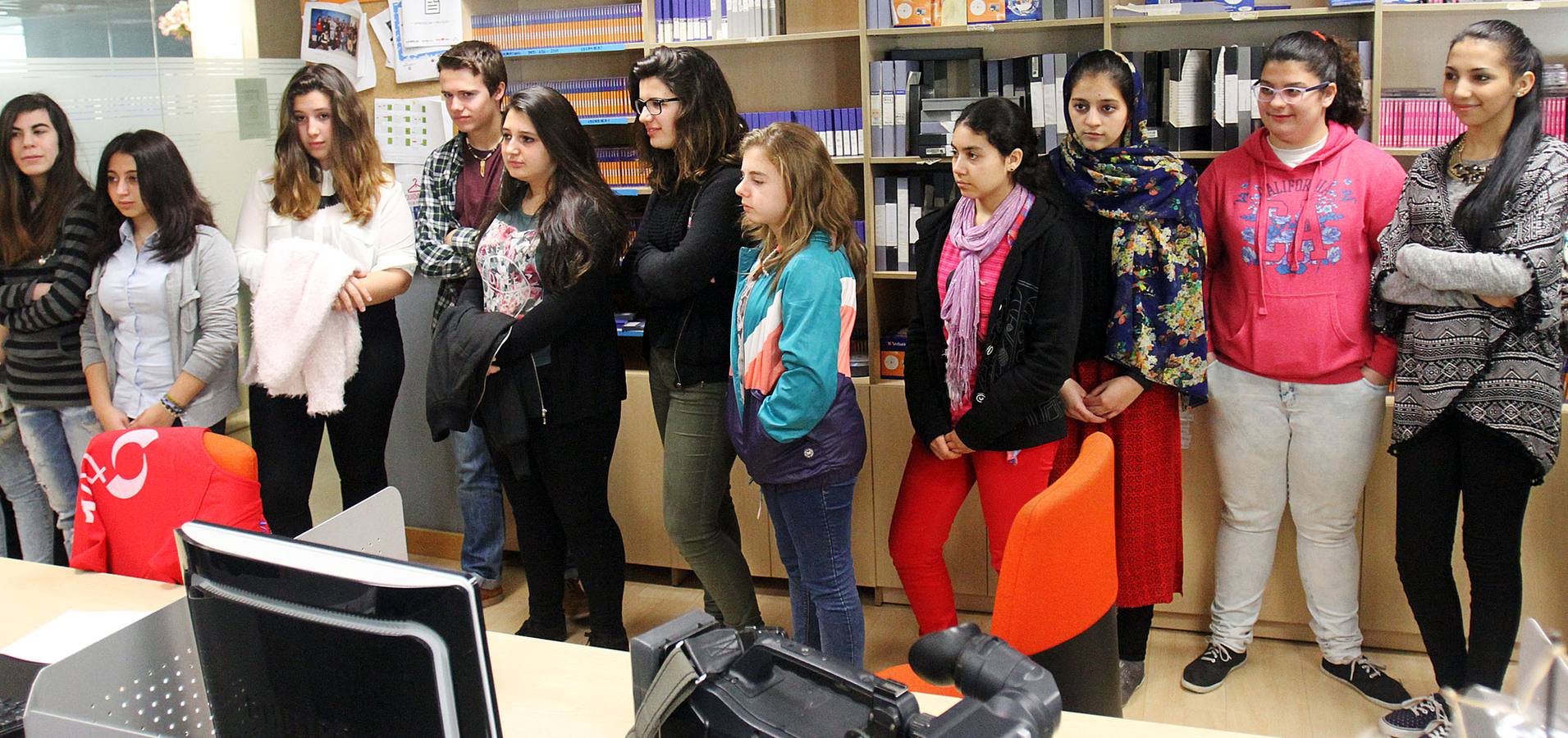 Visita de alumnos del IES Comercio