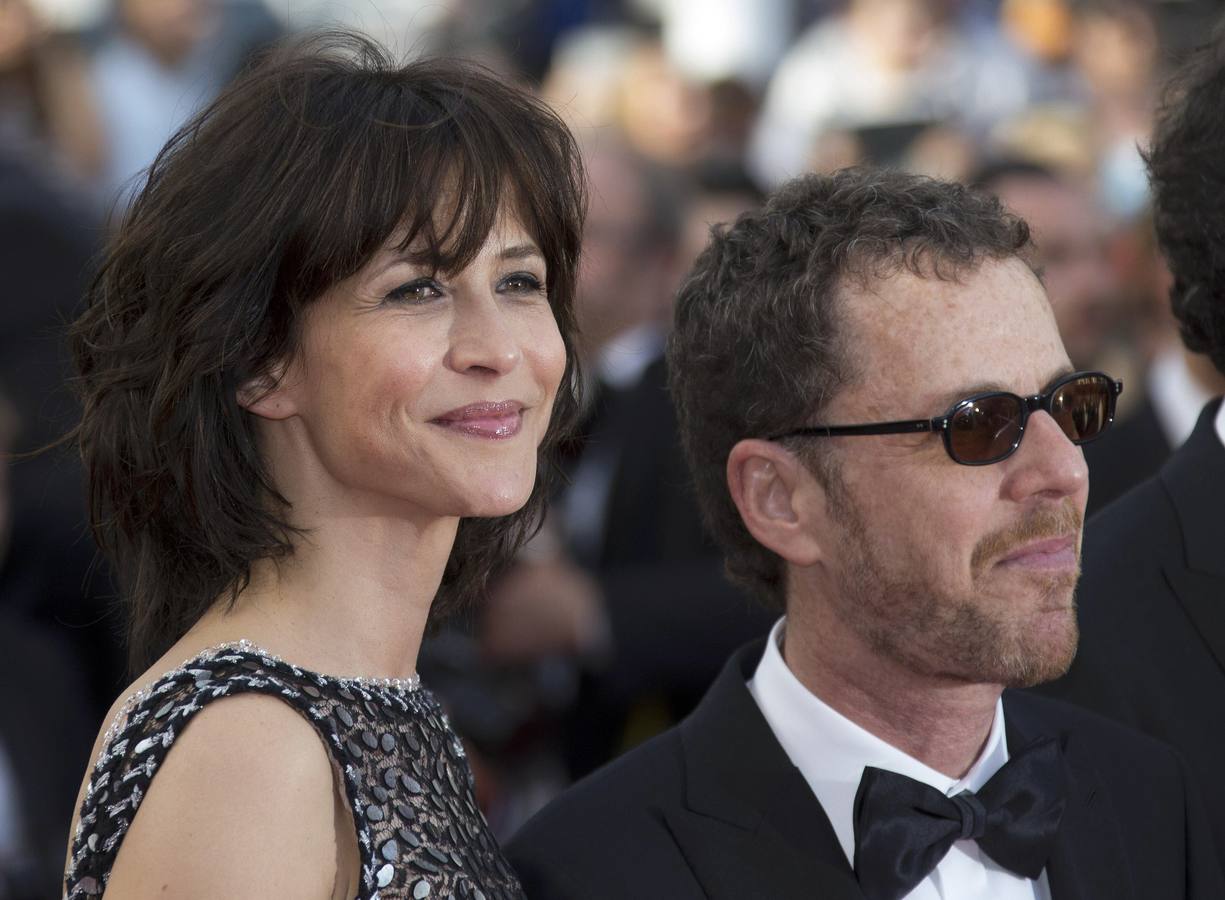 La intérprete francesa y miembro del jurado Sophie Marceau y el presidente del jurado y director de cine Ethan Coen.