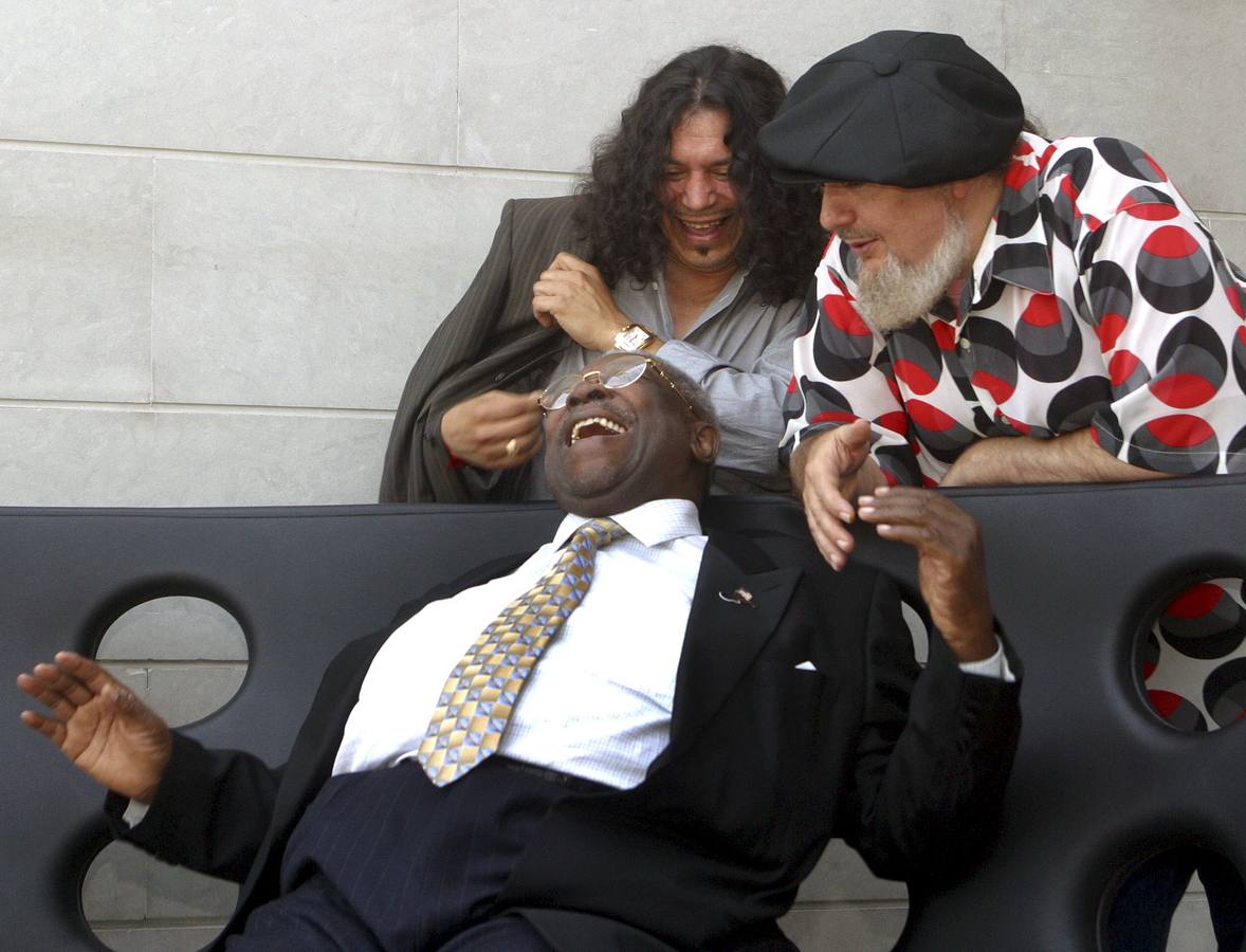 B. B. King, junto a Raimundo Amador y Dr. John, en Valencia.