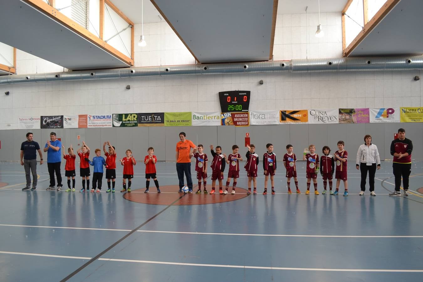 Torneo de fútbol sala prebenjamin en Nájera