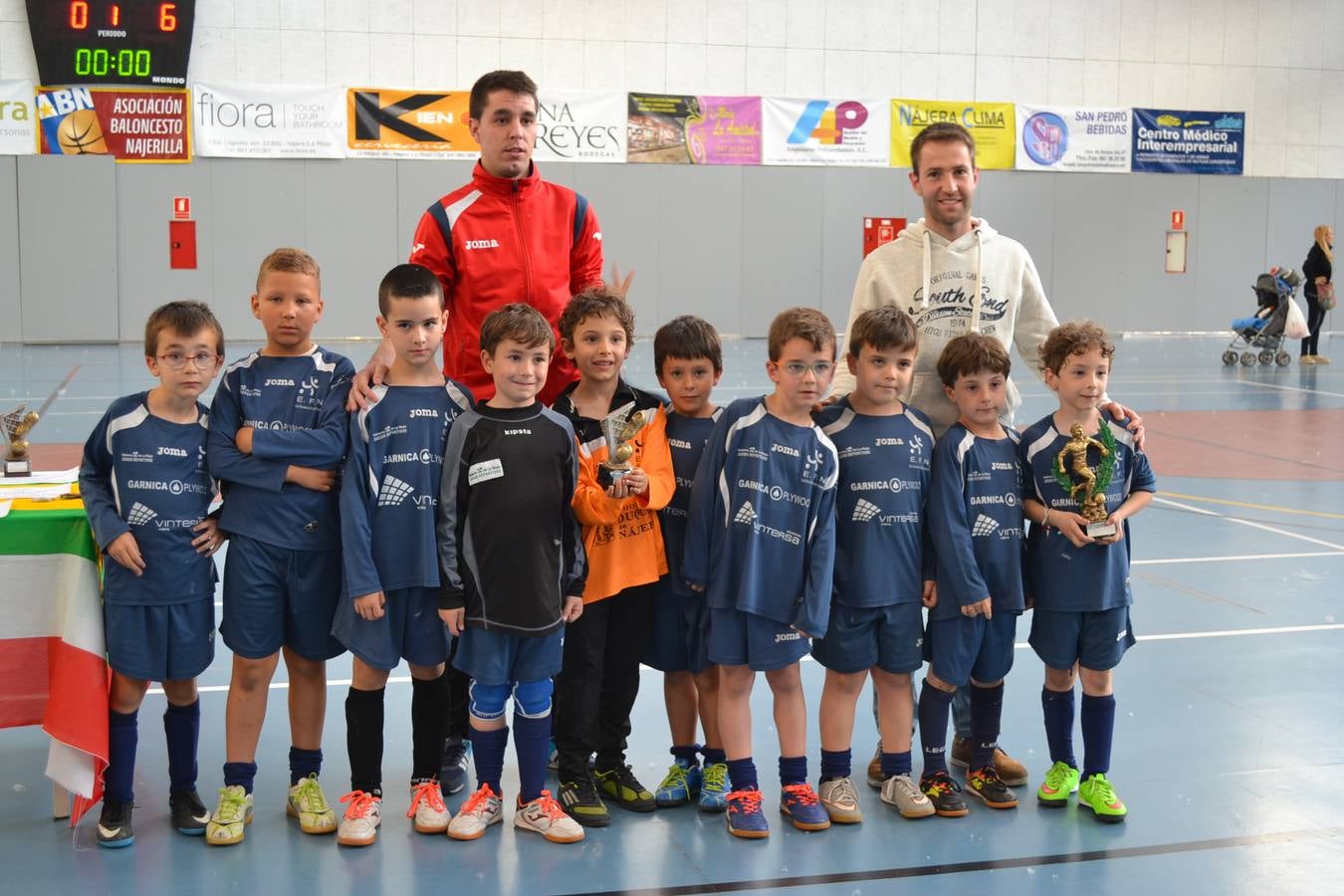 Torneo de fútbol sala prebenjamin en Nájera