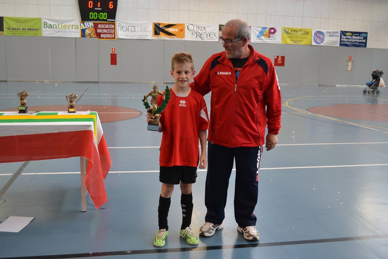 Torneo de fútbol sala prebenjamin en Nájera