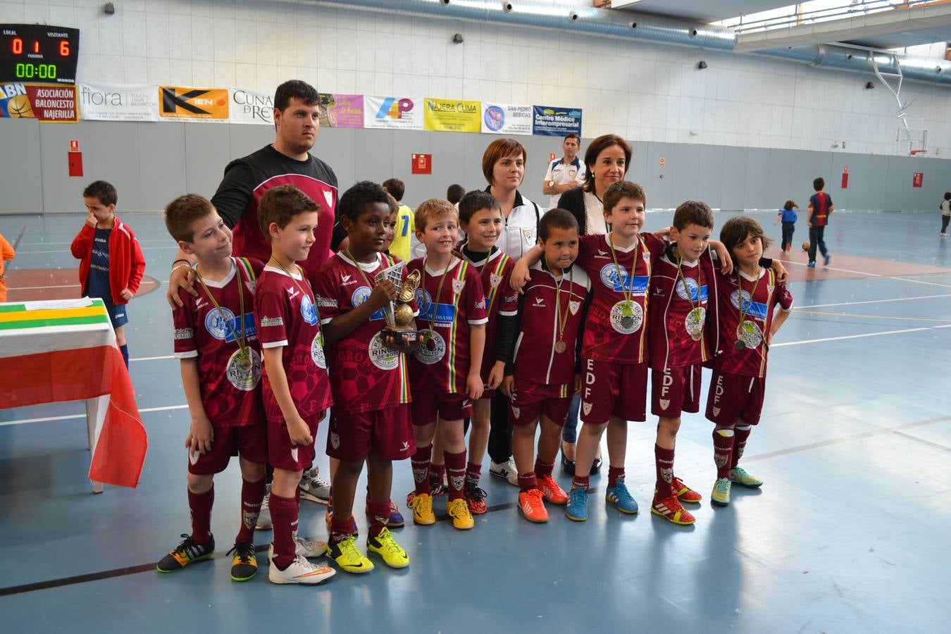 Torneo de fútbol sala prebenjamin en Nájera