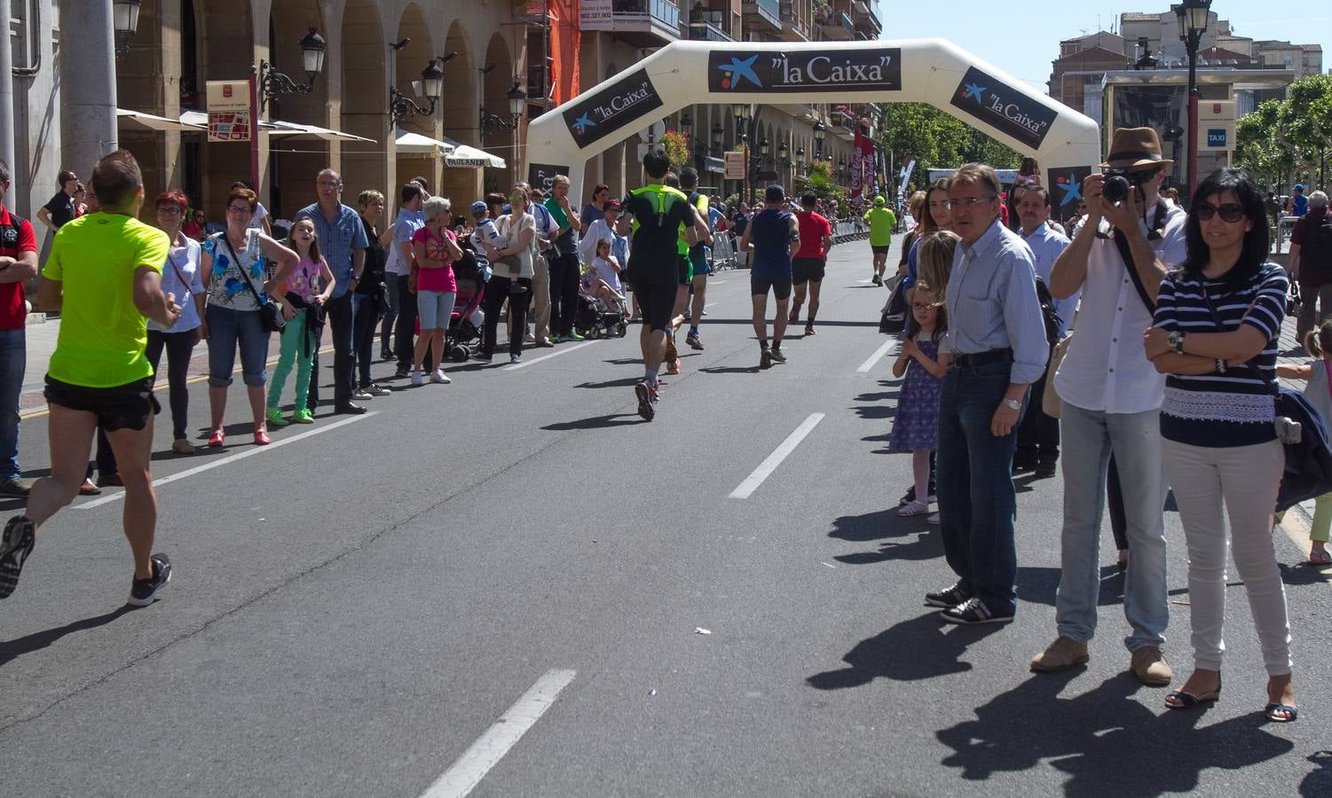 Media Maratón de La Rioja: Masaje y estiramientos