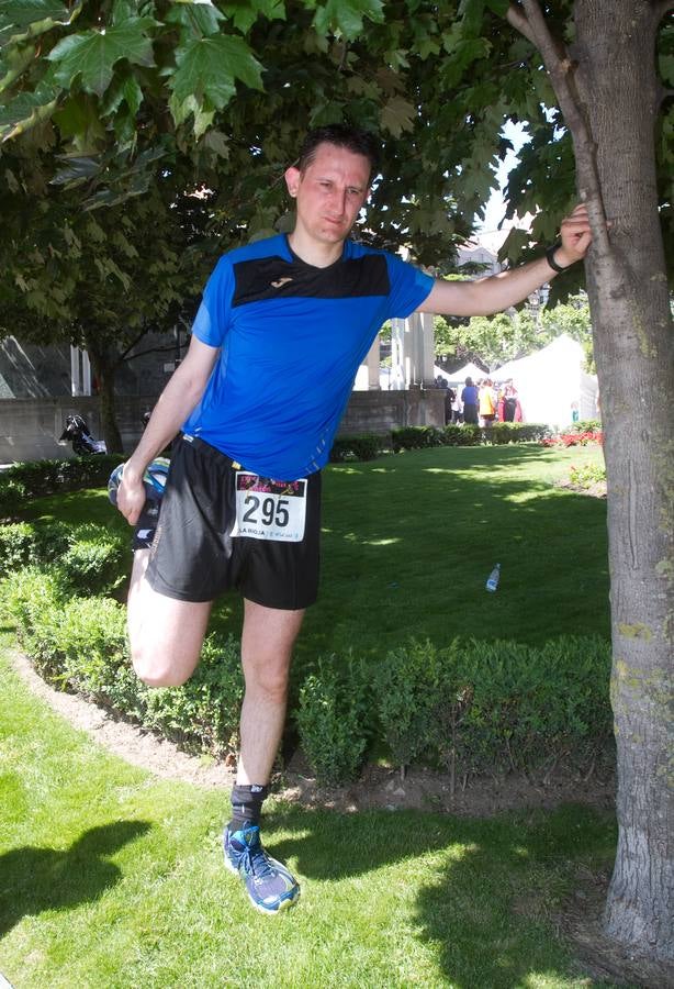 Media Maratón de La Rioja: Masaje y estiramientos