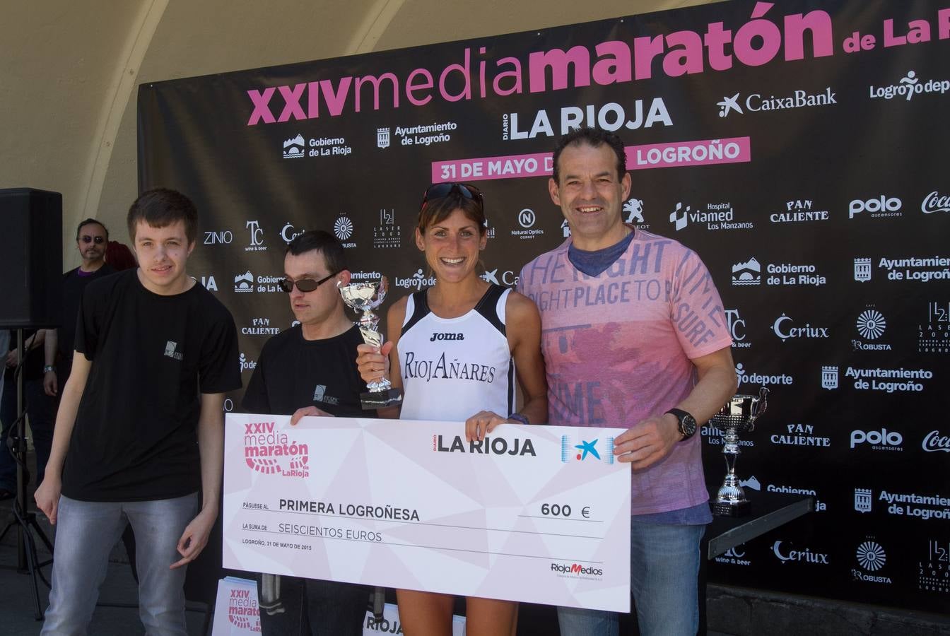 Media Maratón de La Rioja: El podio