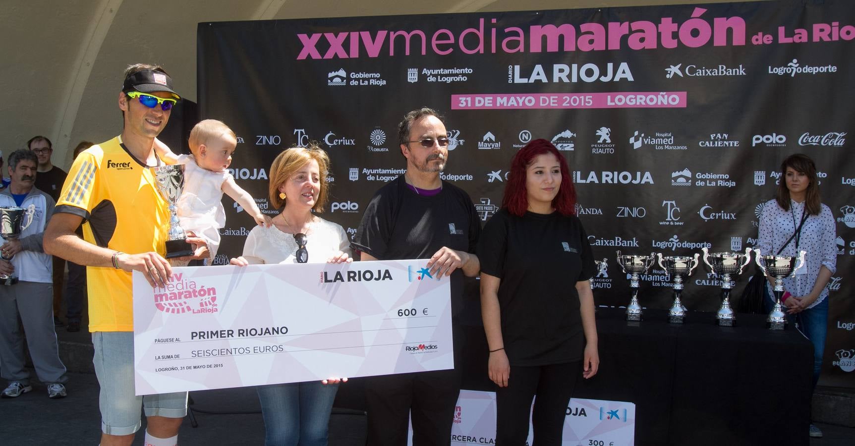 Media Maratón de La Rioja: El podio