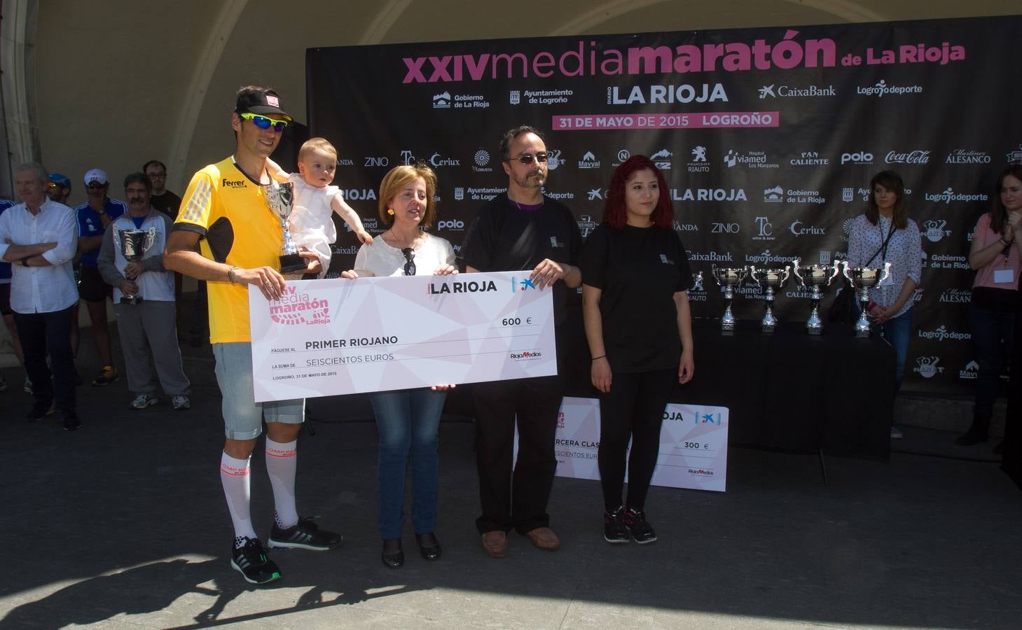 Media Maratón de La Rioja: El podio