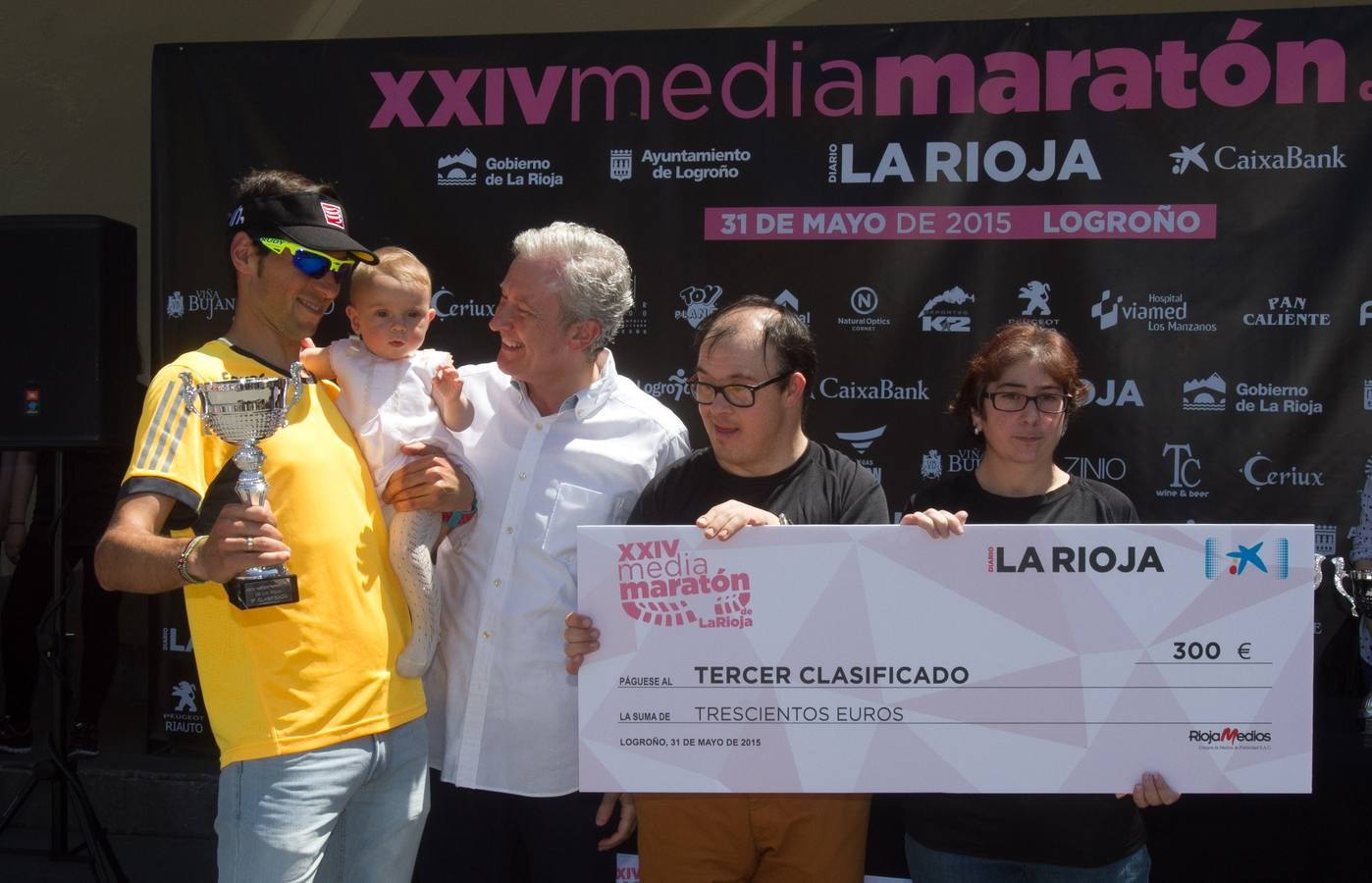 Media Maratón de La Rioja: El podio