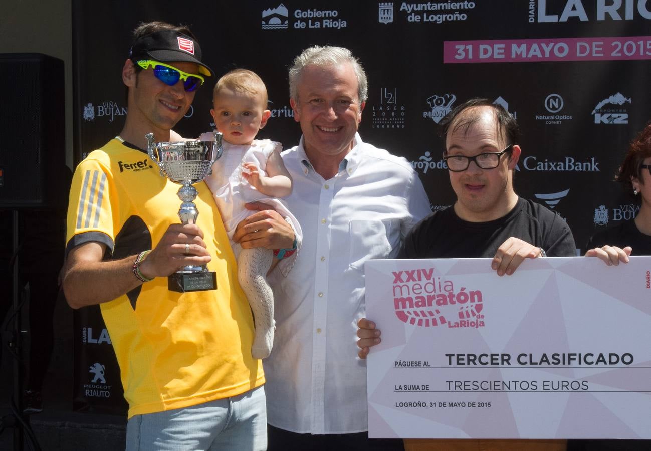 Media Maratón de La Rioja: El podio