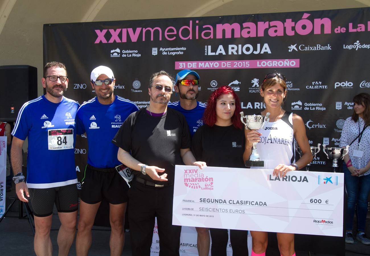 Media Maratón de La Rioja: El podio