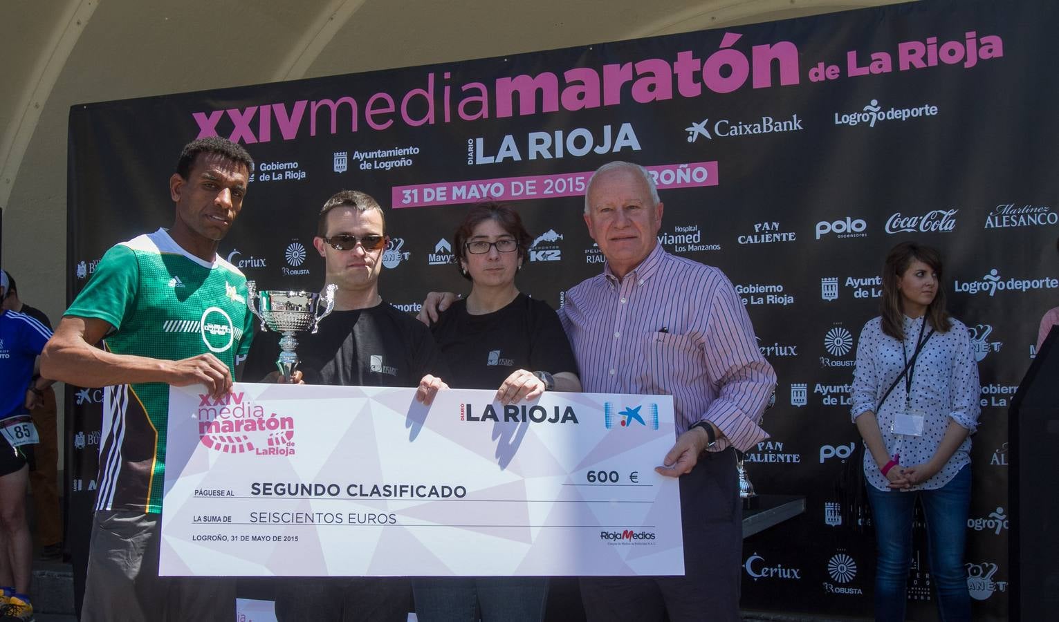 Media Maratón de La Rioja: El podio