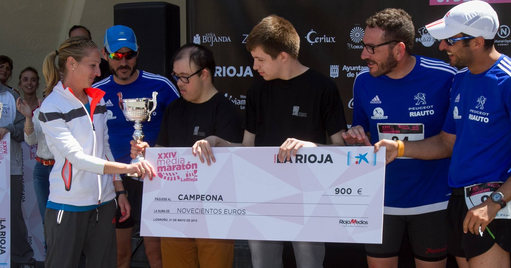 Media Maratón de La Rioja: El podio