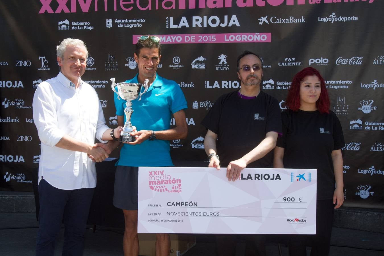 Media Maratón de La Rioja: El podio