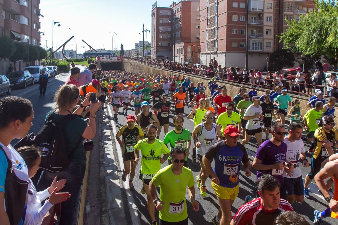 Media Maratón de La Rioja: La salida y la carrera por las calles logroñesas