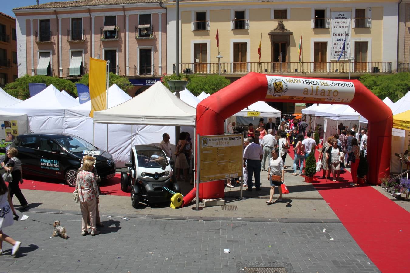 Feria del comercio en Alfaro