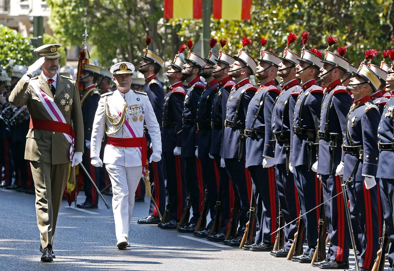 Los Reyes presiden el acto central del Día de las Fuerzas Armadas